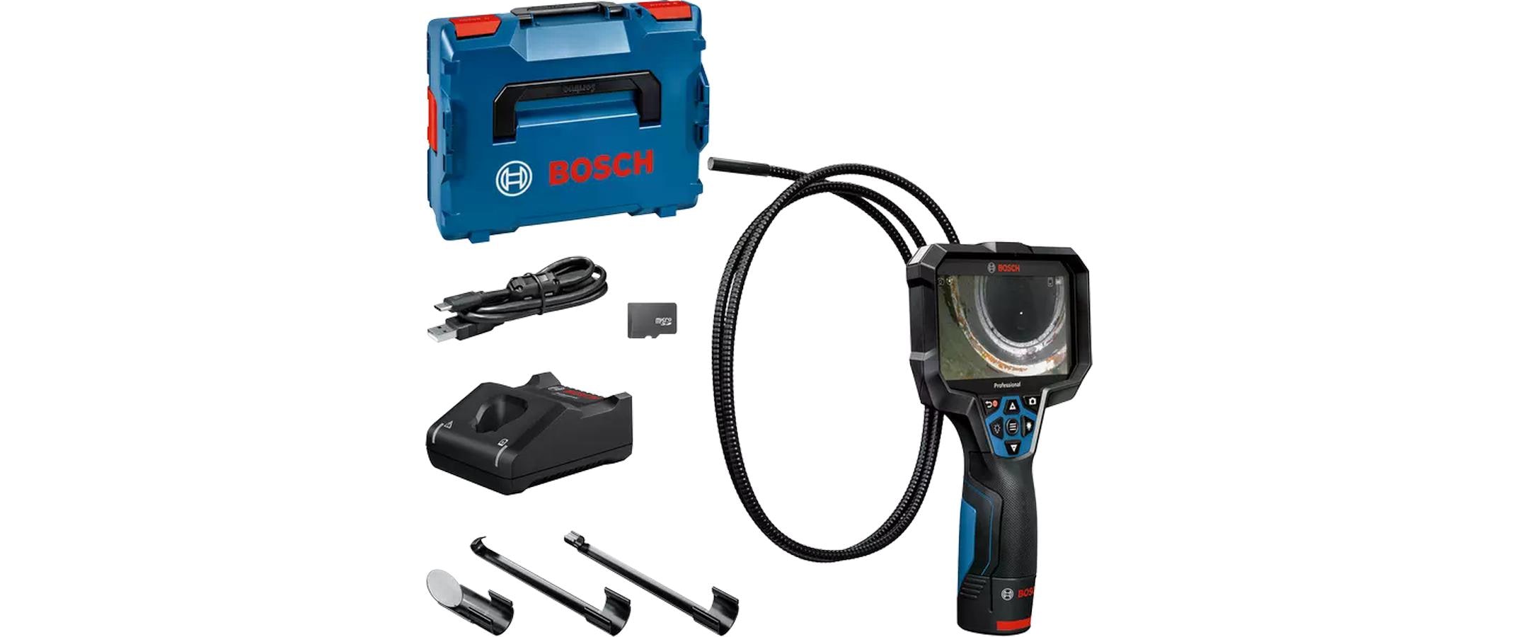 Bosch Professional GIC 12 V-5-27 C Inspektionskamera 1280 x 720 Pixel Blau, Schwarz