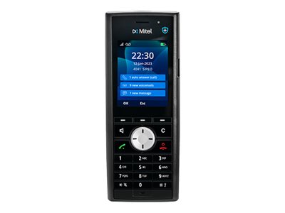 Mitel 722dt Schnurloses Erweiterungshandgerät DECT/GAP Bluetooth Schwarz