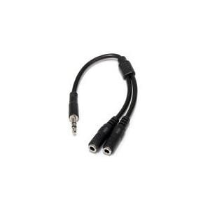 StarTech.com 3,5mm Klinke Y-Splitter Kabel - Headset Splitter (MUY1MFFS)