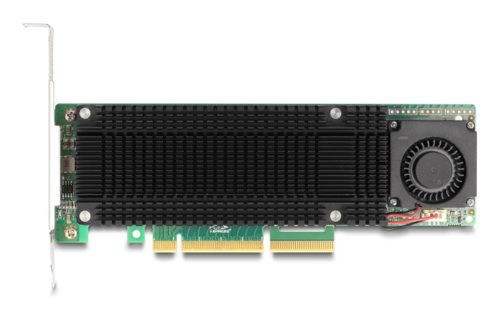 Delock PCI Express 3.0 x8 Karte zu 2x internen NVMe M.2 Key M mit RAID Low Profile (90123)