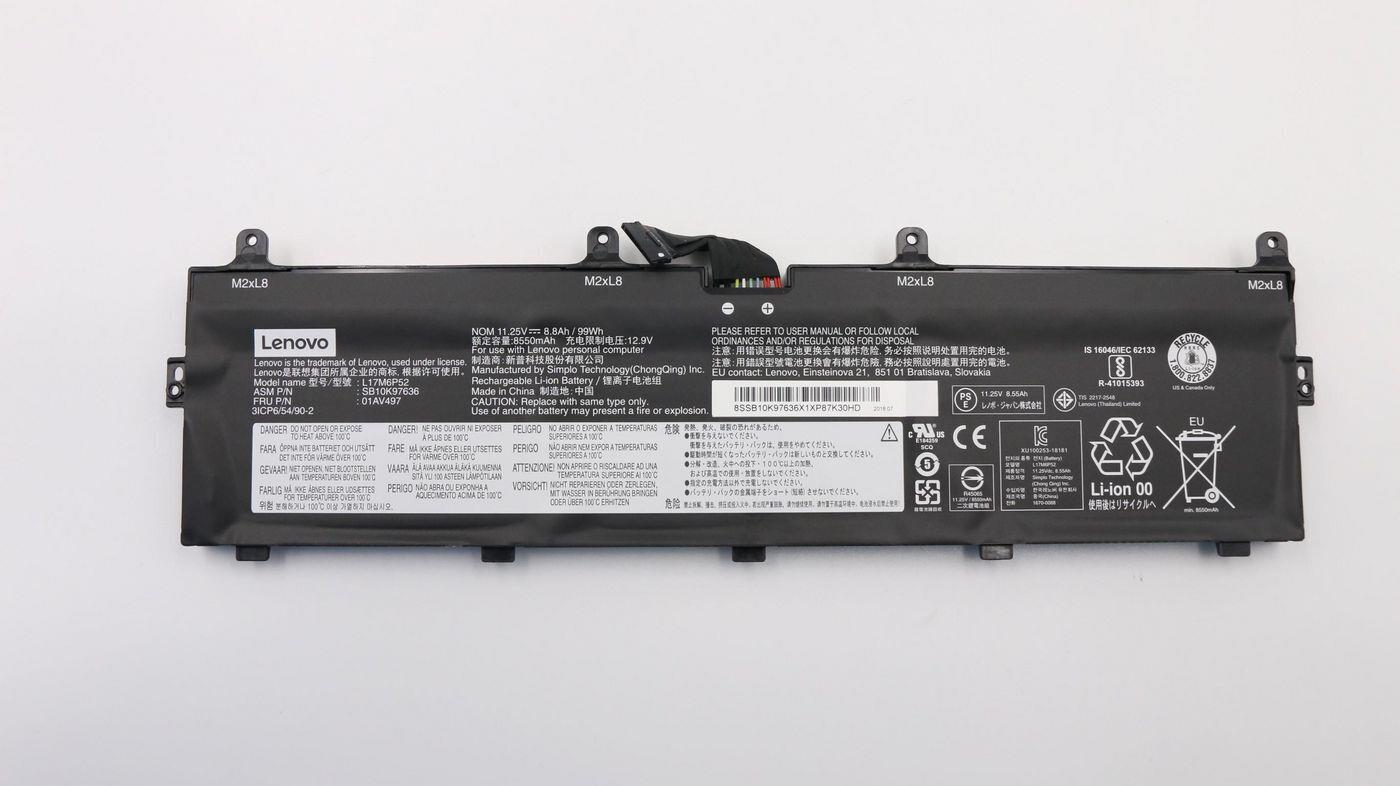 Lenovo Battery Internal 6Cell 99Wh (FRU01AV497)