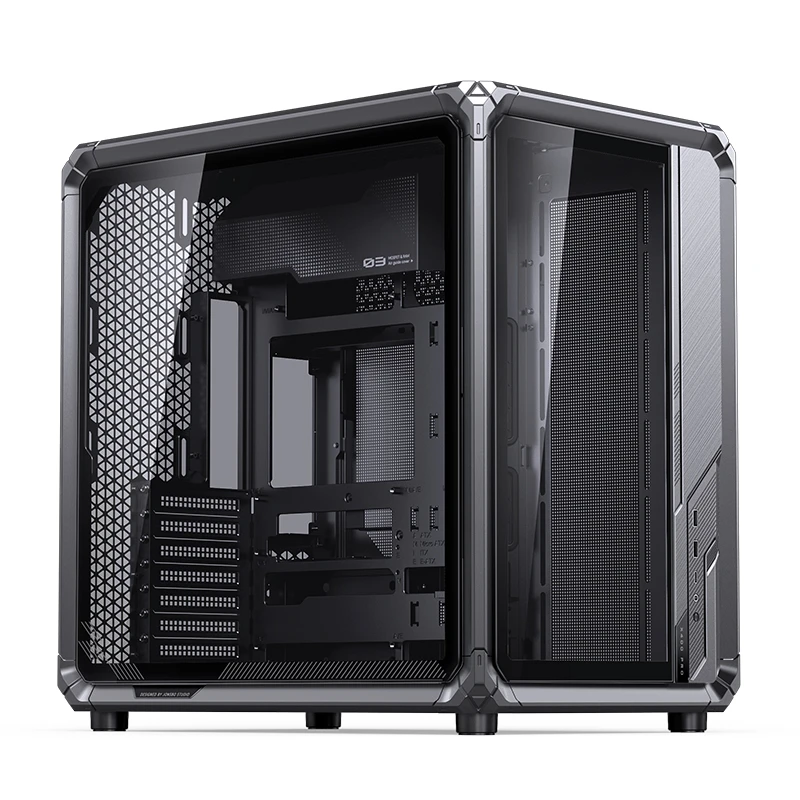Jonsbo X400 Pro Midi-Tower PC-Gehäuse ATX Grau Tempered Glass Back-Connect