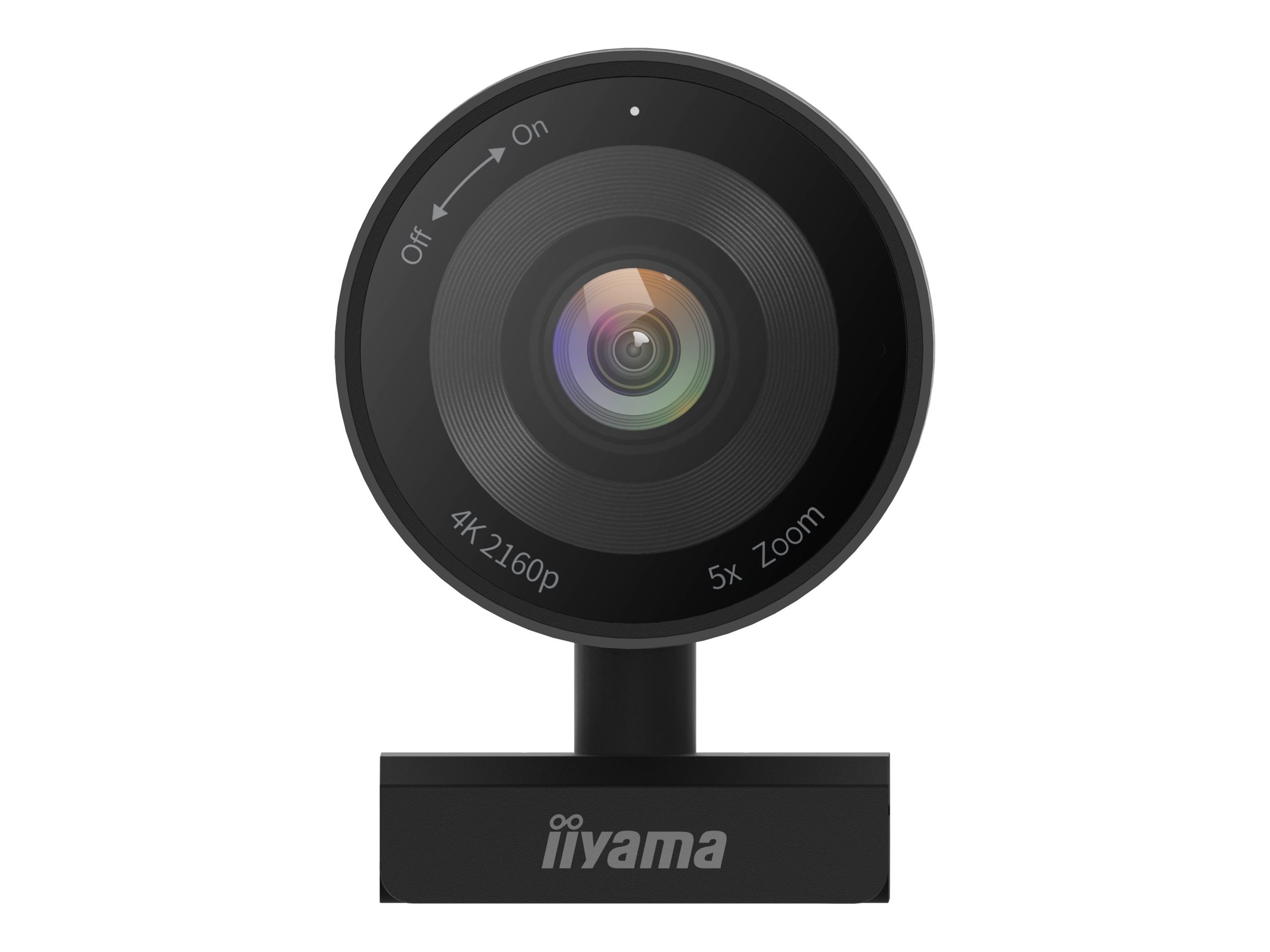 Iiyama UC-CAM10PRO-1 4K-UHD Webcam 120° Sichtfeld USB-C Schwarz