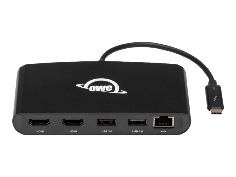 OWC Thunderbolt 3 mini Dock Dockingstation Schwarz