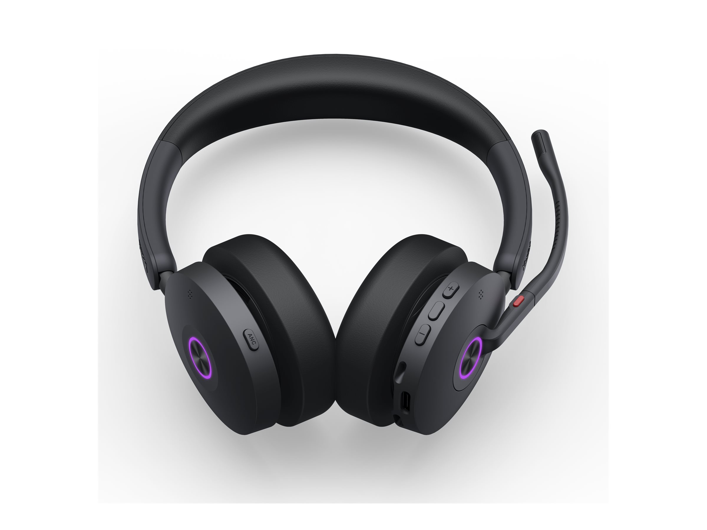 Yealink WH68 On-Ear Headset DECT Bluetooth ANC Schwarz