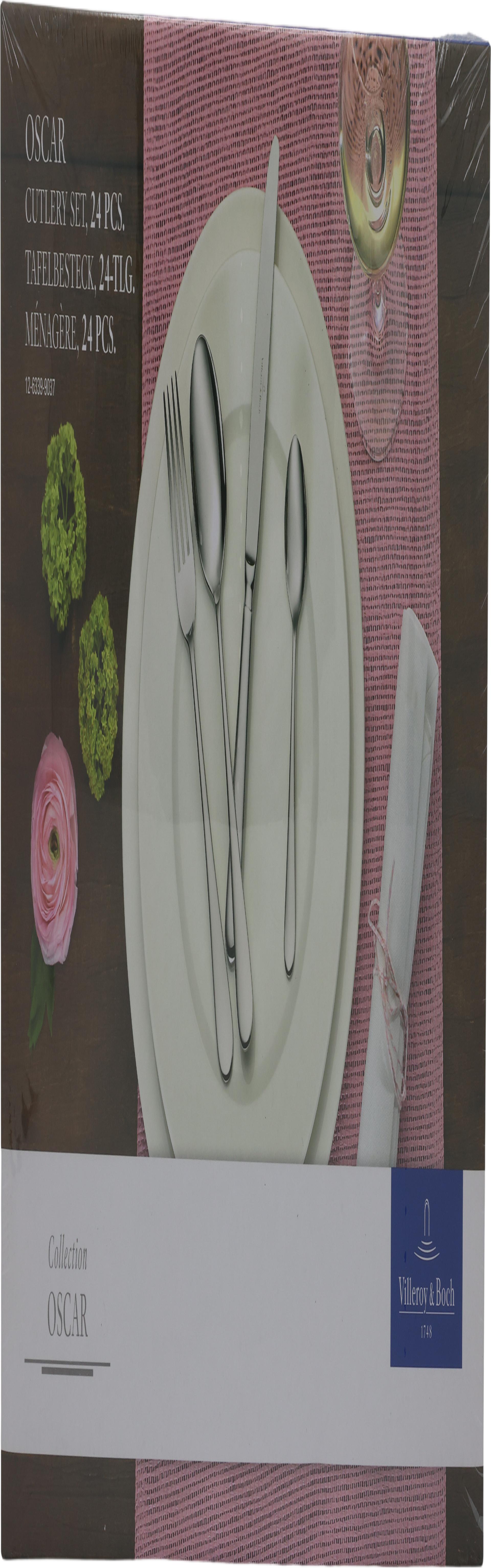 Villeroy & Boch Oscar Besteckset 24-teilig Edelstahl
