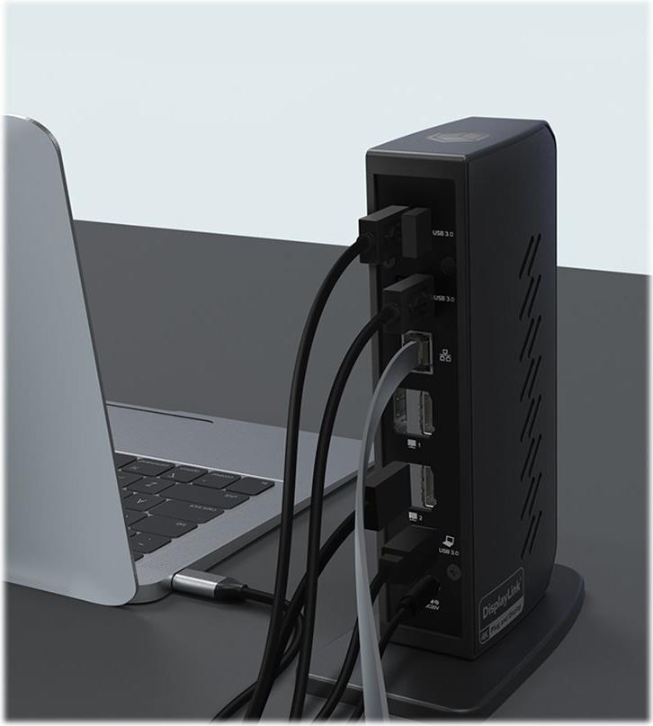 ICY BOX IB-DK2252AC Dockingstation USB-C Schwarz