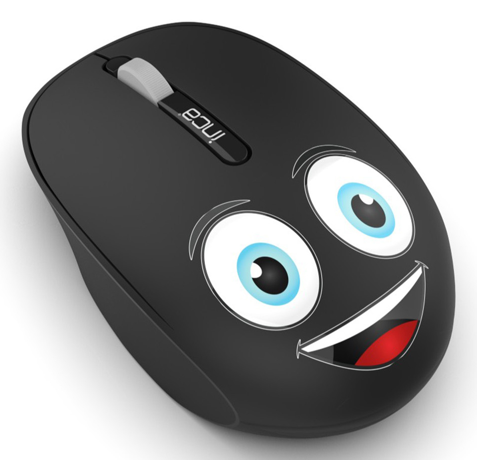 INCA WEENY IWM-245RS Kabellose Maus 1200 DPI 3 Tasten RF Wireless Schwarz