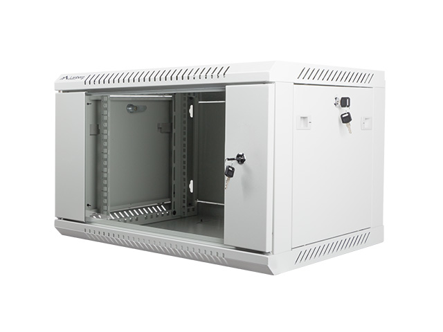Lanberg WF01-6406-10S Netzwerkschrank 19" 6U 60x45 cm Grau
