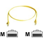 Telegärtner 100008600 RJ45 Netzwerkkabel, Patchkabel CAT 5e 3.0 m Gelb Flammwidrig, mit Knickschutztülle 1 St.