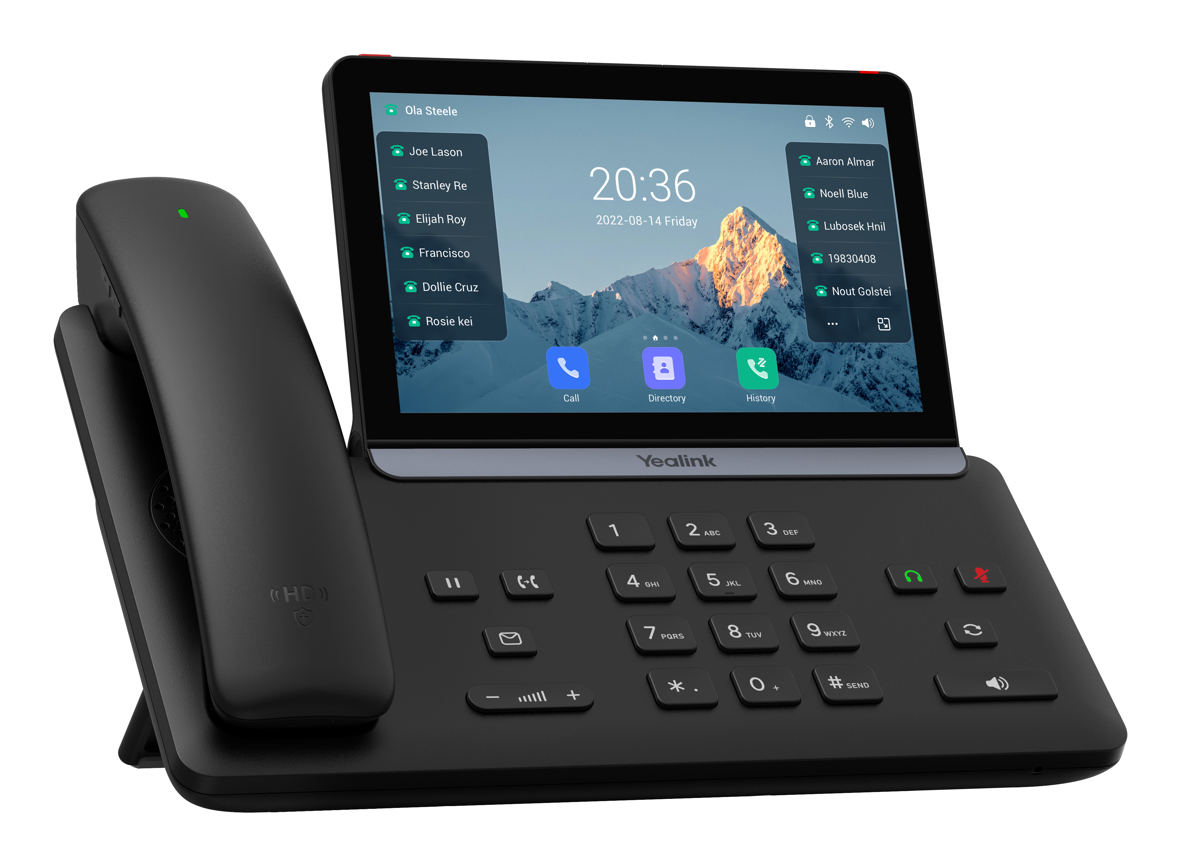 Yealink SIP-T88W Pro VoIP-Telefon Schwarz
