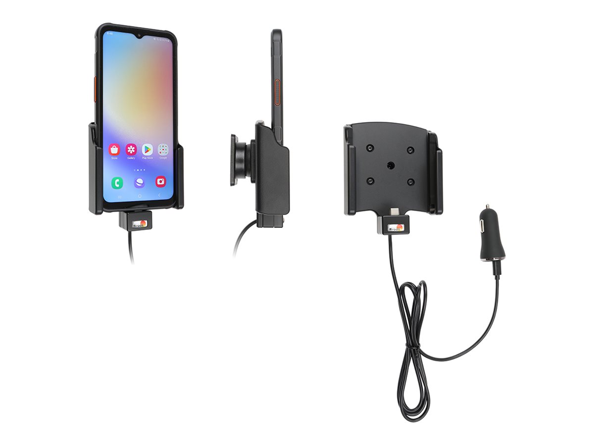 Brodit Aktive Halterung mit Kfz-Anschluss für Galaxy Xcover 7 USB-C 60 W Schwarz