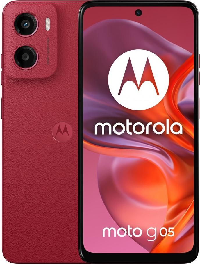 Motorola moto g05 4 GB 256 GB Plum Red 16,90cm (6,67") 50 MP 4G Dual-SIM Android 15