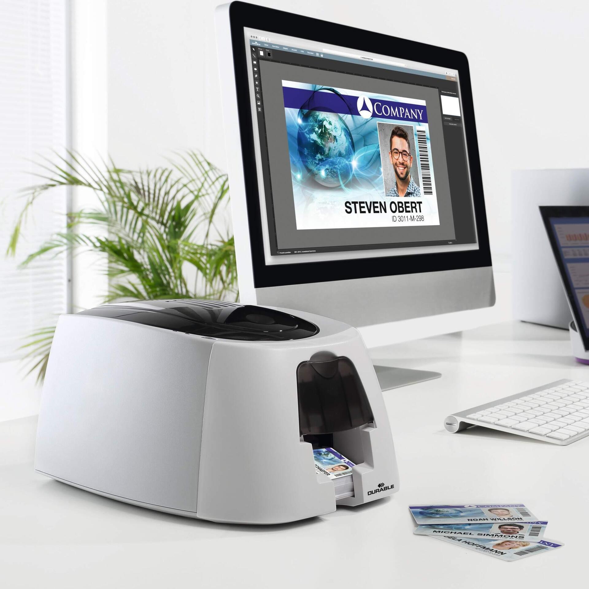 DURABLE DURACARD ID 300 Kartendrucker Thermosublimation 260 x 300 dpi USB 2.0