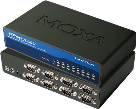 MOXA UPort 1610-8 Serial Hub 8 x RS-232 USB 2.0