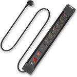 ACT AC2450 Spannungsschutz Schwarz 6 AC-Ausgänge 230 V 1,5 m (AC2450)