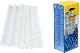 Rapid Klebepatrone Keramik, 12 mm Durchmesser, lang Farbe: weiß, perfekt für Keramik, Fliesen, Fayence & - 1 Stück (5001415)