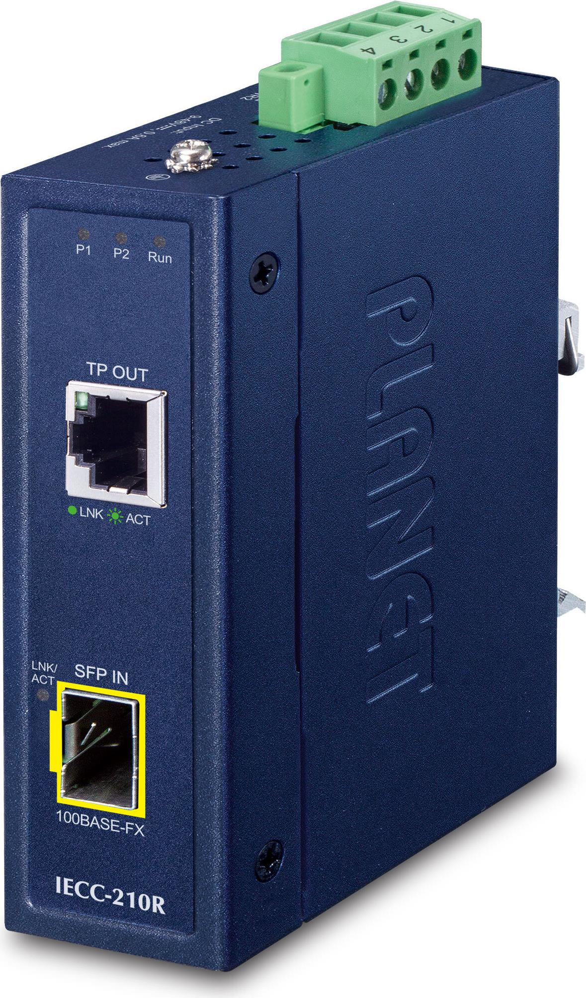 PLANET IECC-210R Netzwerk Medienkonverter Blau (IECC-210R)
