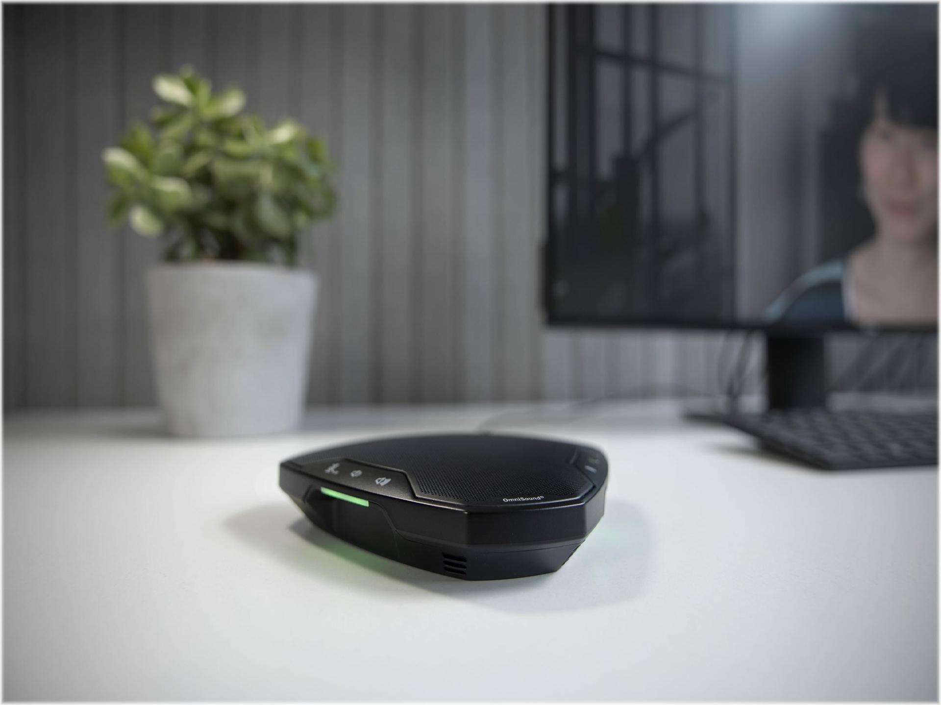 Konftel Ego Freisprechtelefon USB Bluetooth NFC Schwarz