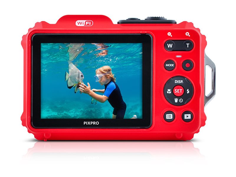 Kodak PixPro WPZ2 Unterwasser-Digitalkamera 16,76 MP 4x Zoom 2.7" Rot