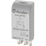 Finder Steckmodul mit LED, mit Varistor 1 St. 99.02.0.024.98 Passend für Serie: Serie 90, Serie 92, Finde (99.02.0.024.98)