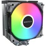 MONTECH NX400 Black CPU-Kuehler ARGB - 120mm schwarz (NX400 BLACK ARGB)