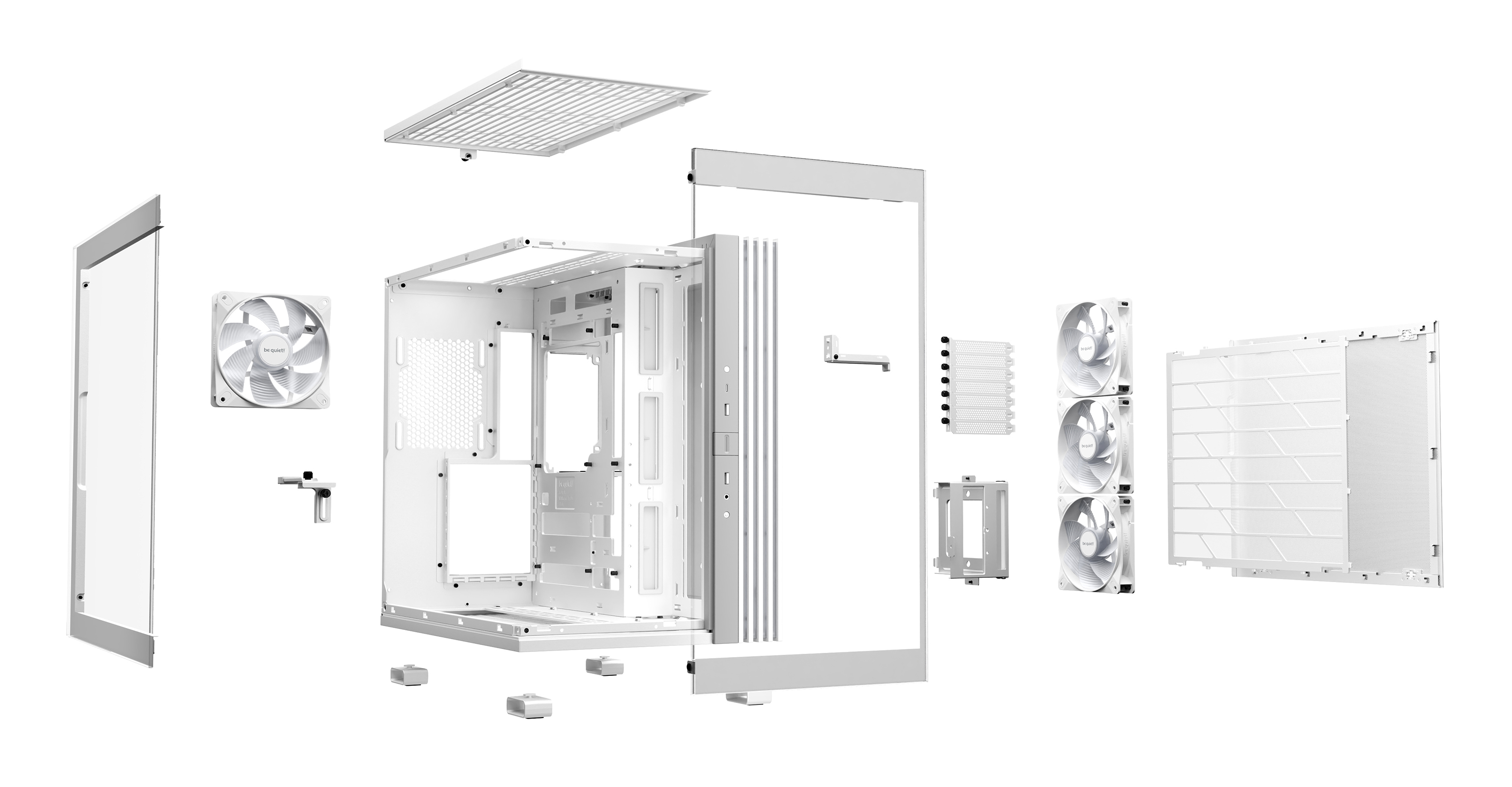 be quiet! Light Base 600 LX Midi-Tower ATX ARGB weiß