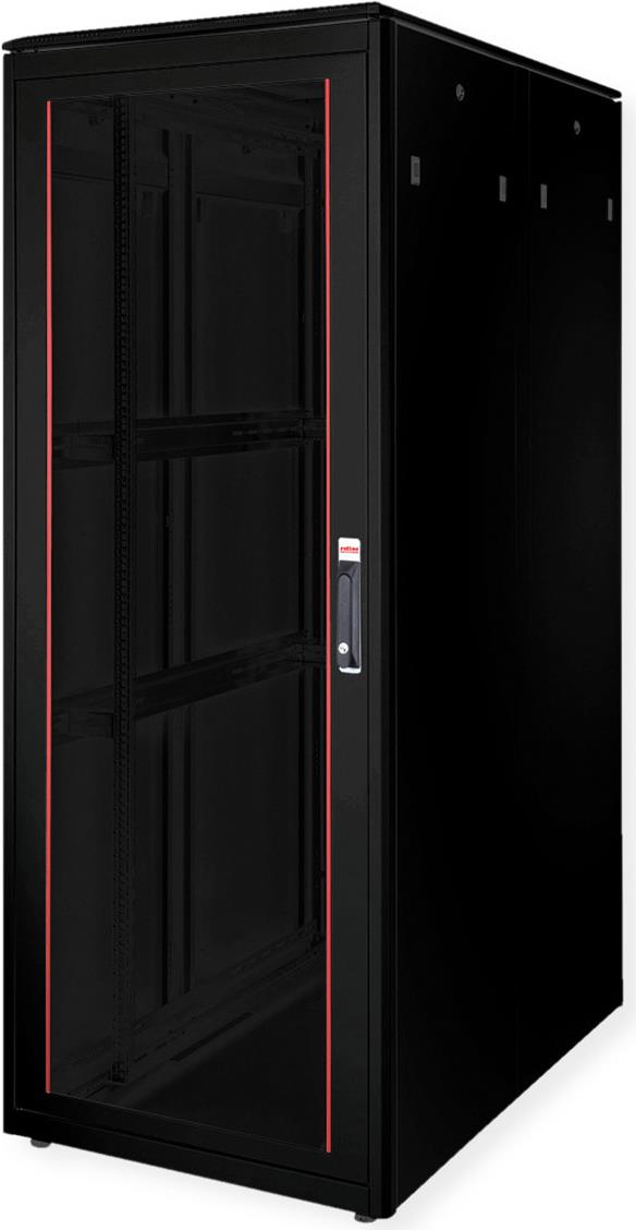 ROLINE 19 Zoll Netzwerkschrank Pro 42 HE 800x1200 BxT Glastür schwarz (26.21.0234)