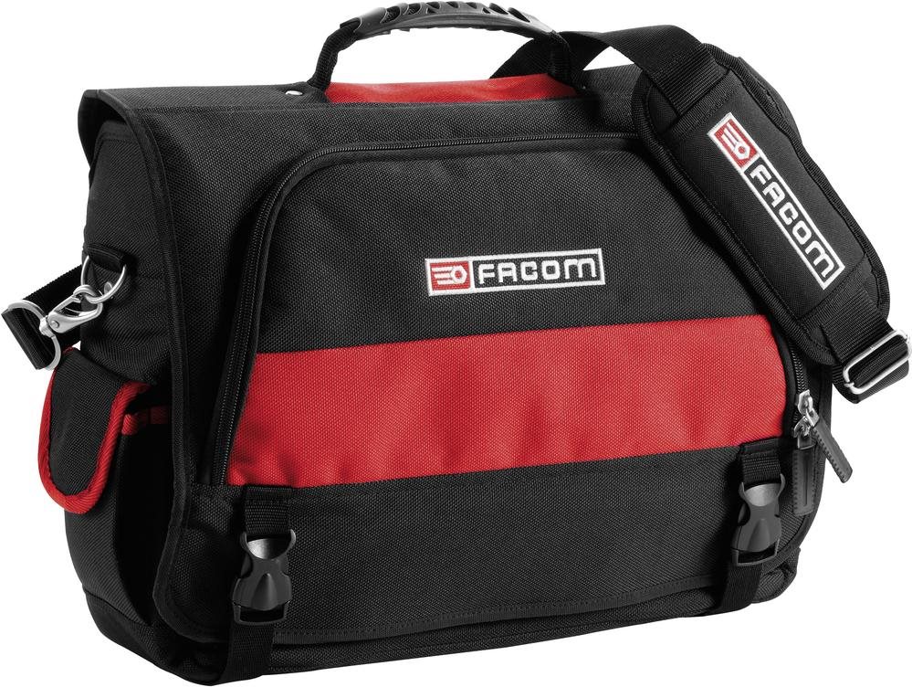 Facom Notebook Tasche Passend für: 38,10cm (15") Schwarz, Rot (BS.TLBPB)