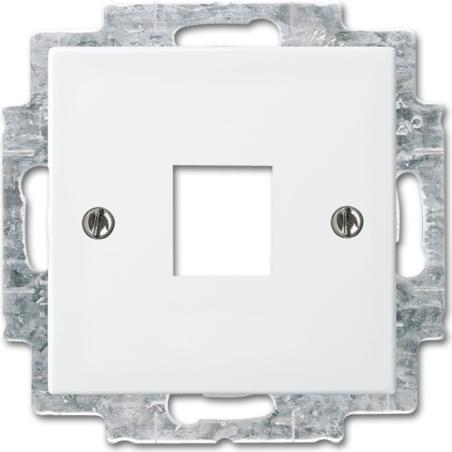 Busch-Jaeger 1fach Abdeckung Modular-Jack-Einsatz Busch-balance SI Alpinweiß 2561-914 (2561-914)