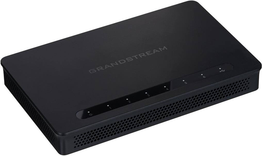 Grandstream GWN7000 Series GWN7001 Router Switch 6 Ports Gigabit Ethernet Schwarz
