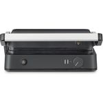 Severin SEVINI Lite KG 2398 Kontaktgrill 1800 W Schwarz/Silber mit Keramikplatten