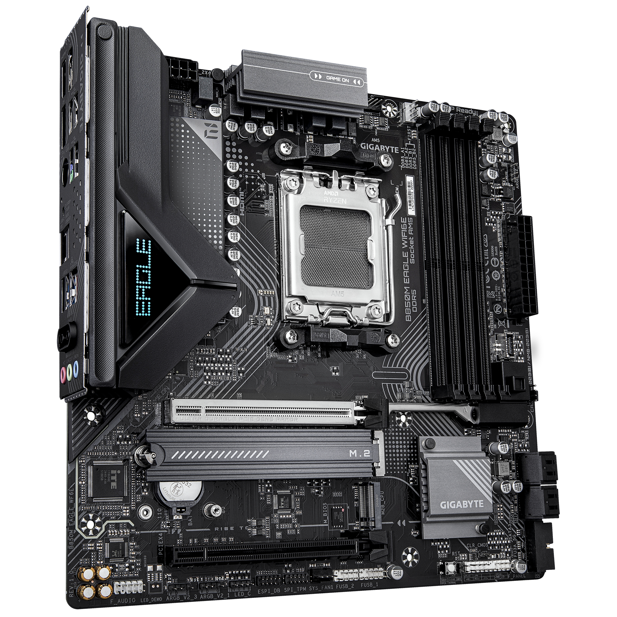 GIGABYTE B850M EAGLE WIFI6E Micro ATX Socket AM5 AMD B850 Dark Brown