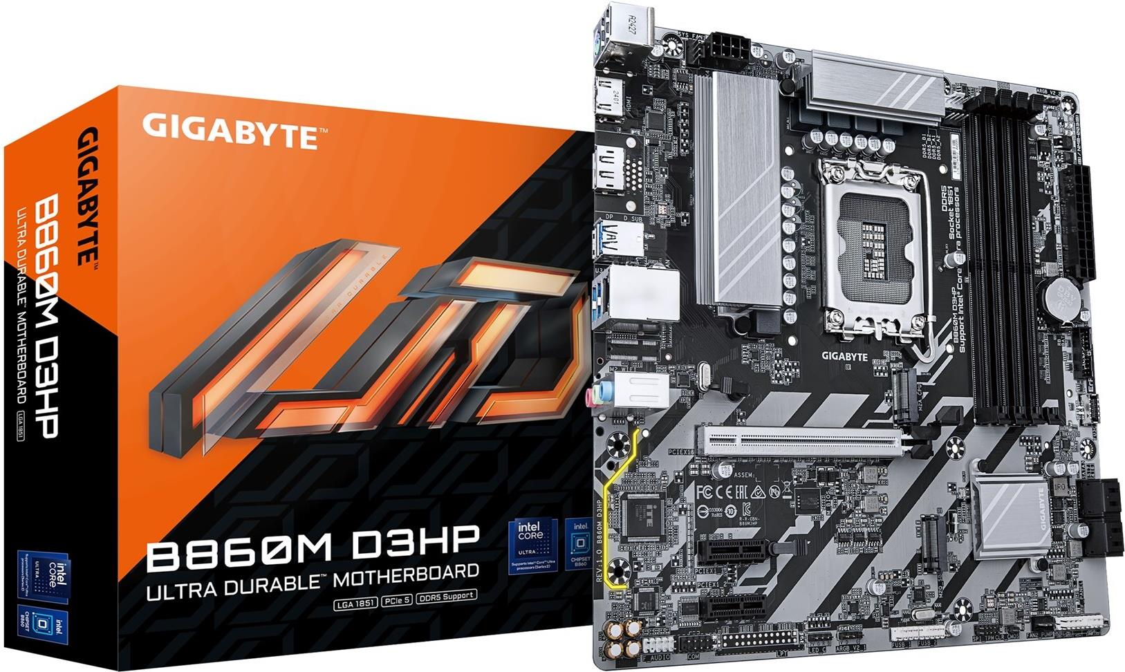 Gigabyte MB GBT Intel 1851 B860M D3HP (B860M D3HP)