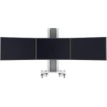SMS Smart Media Solutions Multi Control Vesa Triple Monitorhalterung - Aluminium/Weiß (MM051002-P4)