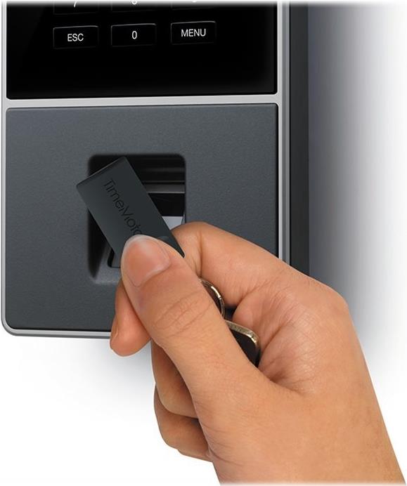 Safescan TimeMoto TM-626 Zeiterfassungssystem, RFID/Fingerabdruck, Ethernet/WLAN, 200 Mitarbeiter, Schwarz