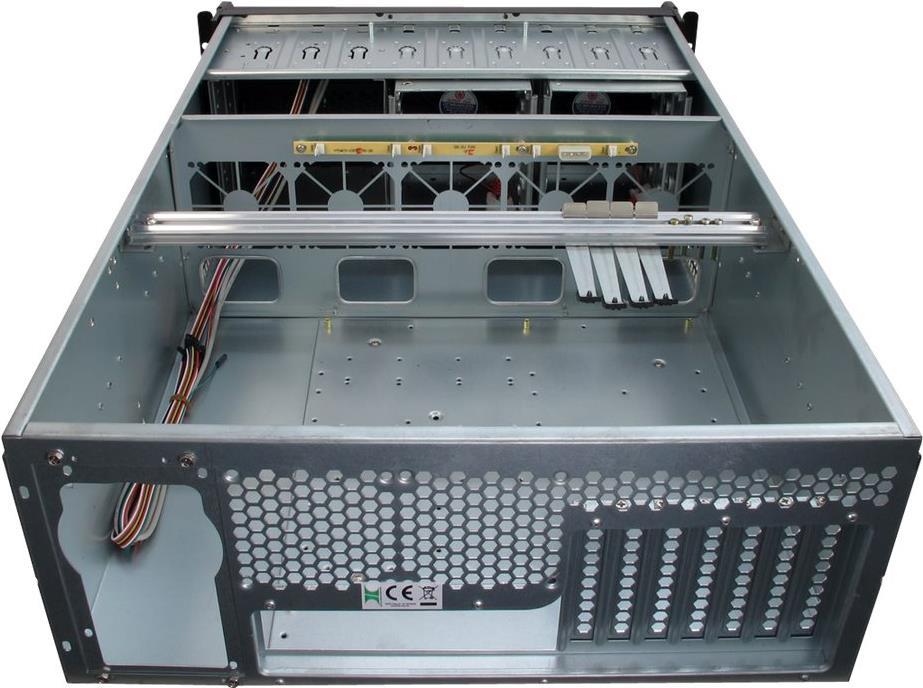 Inter-Tech IPC 4U-4129L 4U Rack-Gehäuse SSI EEB Schwarz