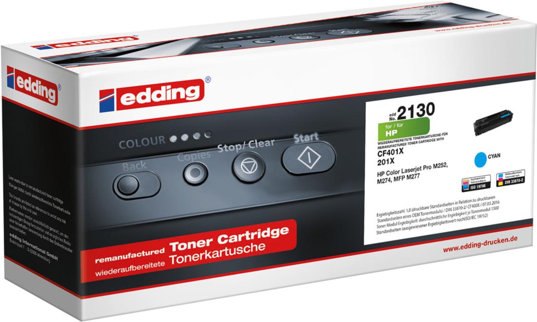 EDDING Toner 18-2130 wie HP CF401X cyan (18-2130)