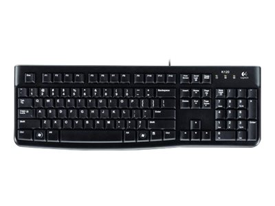 Logitech K120 for Business Tastatur USB Nordisch Schwarz