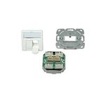 Telegärtner Dose AMJ45 8/8 K Up/50 Ohmat.6A alpin- weiß; Cat.6A (tiefgestellt n. ISO/IEC); Ausführung Brüstungskanal, Zweifachdose 2xRJ45; bestückt mit zwei Anschluss-Buchsen; LSA+ Anschlusstechnik; Herstellernummer: J00020A0500 (J00020A0500)