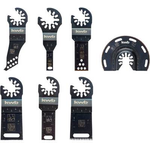 kwb 708000. Typ: Tauchschnittklinge, Für Materialien geeignet: MDF, Metall, Leitung, Kunststoff, Holz. Menge pro Packung: 7 Stück(e) (708000)