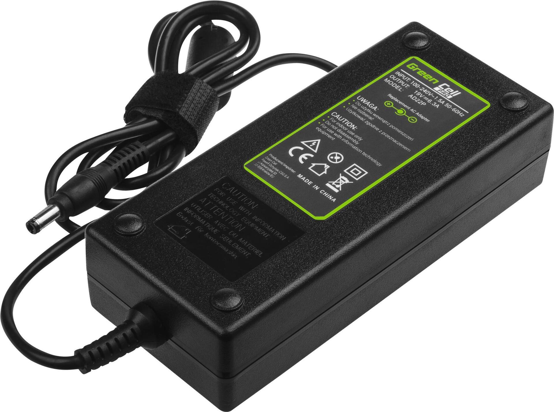 Green Cell PRO AD22P Netzteil 120 W Schwarz