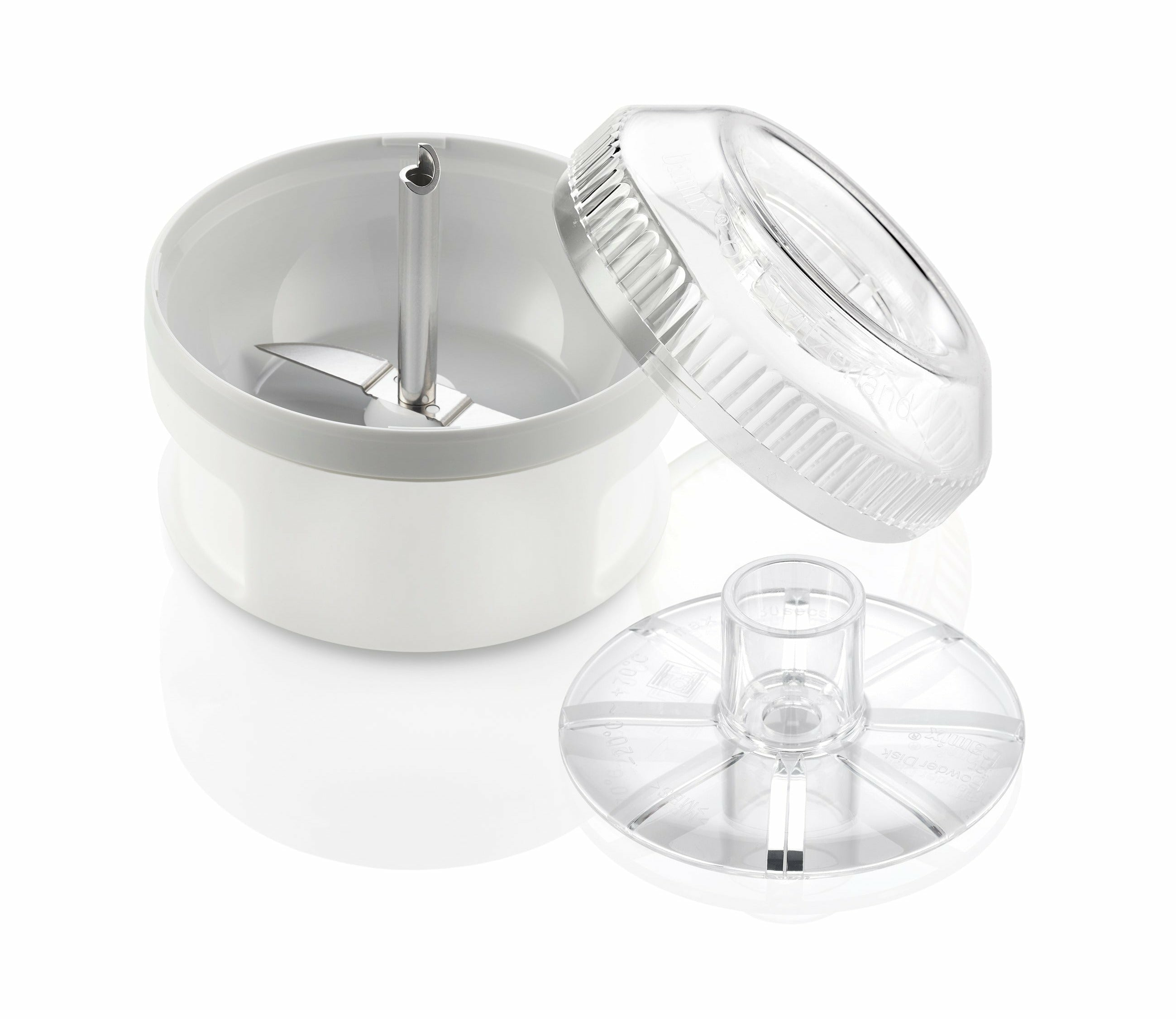 Unold 5080 Häcksleraufsatz für Handmixer Transparent, Weiß