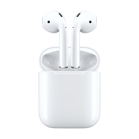 Apple AirPods mit Ladehülle 2. Generation In-Ear-Kopfhörer Bluetooth Weiß
