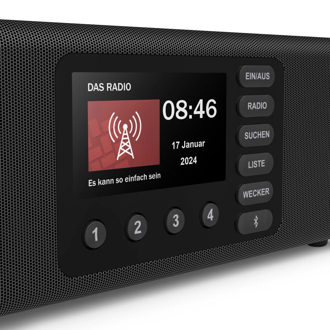 Hama DR2002 Digitalradio DAB/DAB+/FM Bluetooth 10 W Schwarz