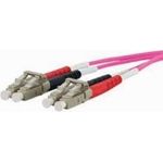 METZ CONNECT 151S1JOJO20E. Kabellänge: 2 m, Lichtleitertyp: OM4, Anschluss 1: 2x LC, Anschluss 2: 2x LC, Lochdurchmesser: 50 µm, Steckerverbindergeschlecht: Männlich/Männlich, Kabelfarbe: Pink (151S1JOJO20E)