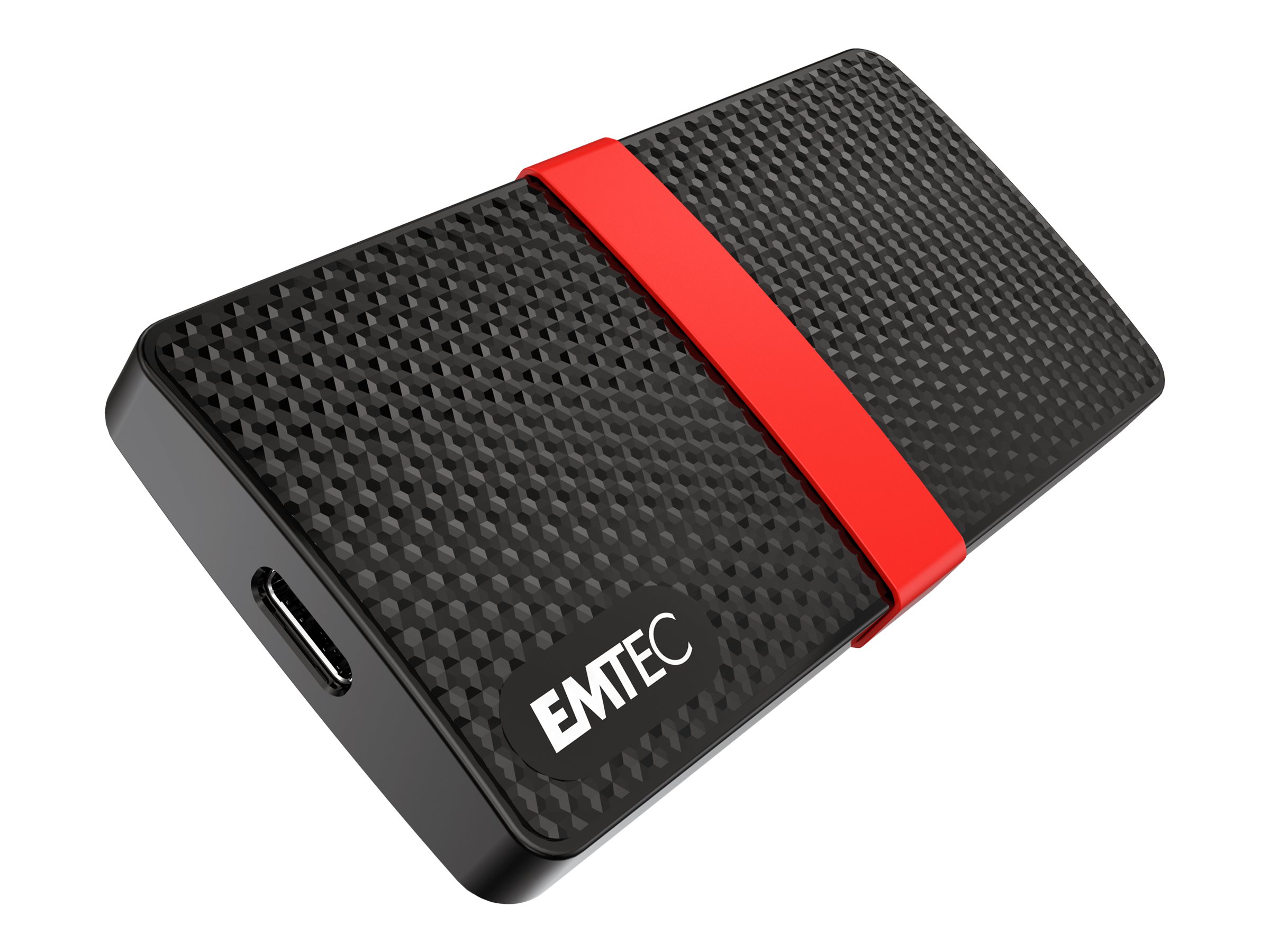 Emtec SSD Power Plus X200 1 TB SSD Schwarz, Rot