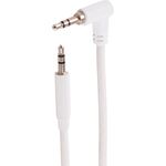 shiverpeaks ®--Audiokabel, 3.5mm Winkel-gerade Stecker, TRS, weiß, 3m (BS14-07046)
