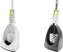 Peggy Perfect WC-Garnitur "Ergonomic", silber aus Kunststoff, PP-Borsten, Länge: 390 mm - 1 Stück (20703)