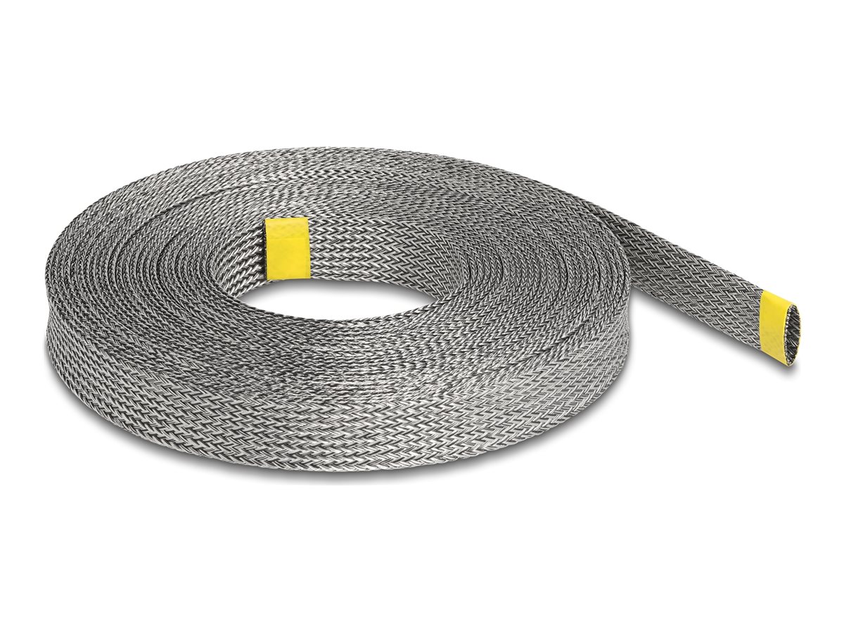 Delock Geflechtschlauch 20940 10 m 20 mm Silber